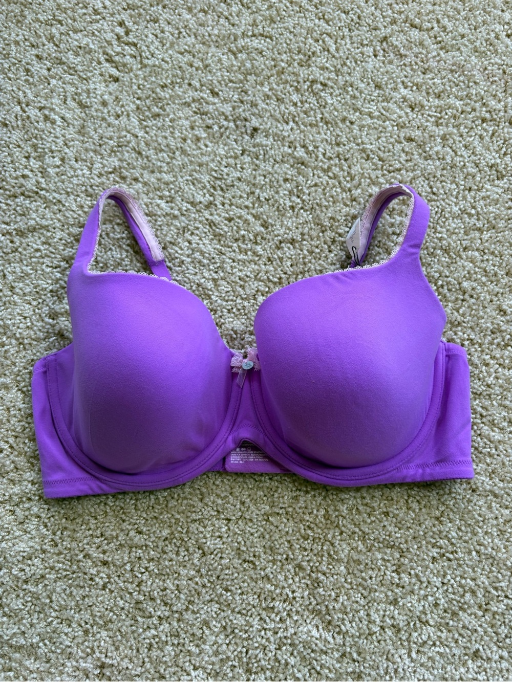 NWT Victoria's Secret Body by Victoria Lined Demi Bra - Purple 38DD
